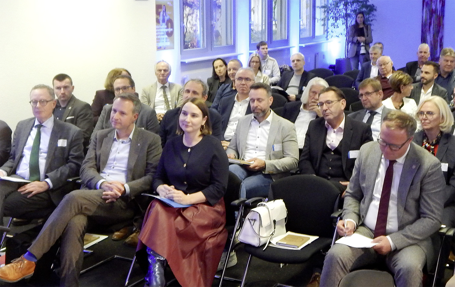 Blick ins Auditorium beim Initiativvortrag von Peter Klotzki BFB