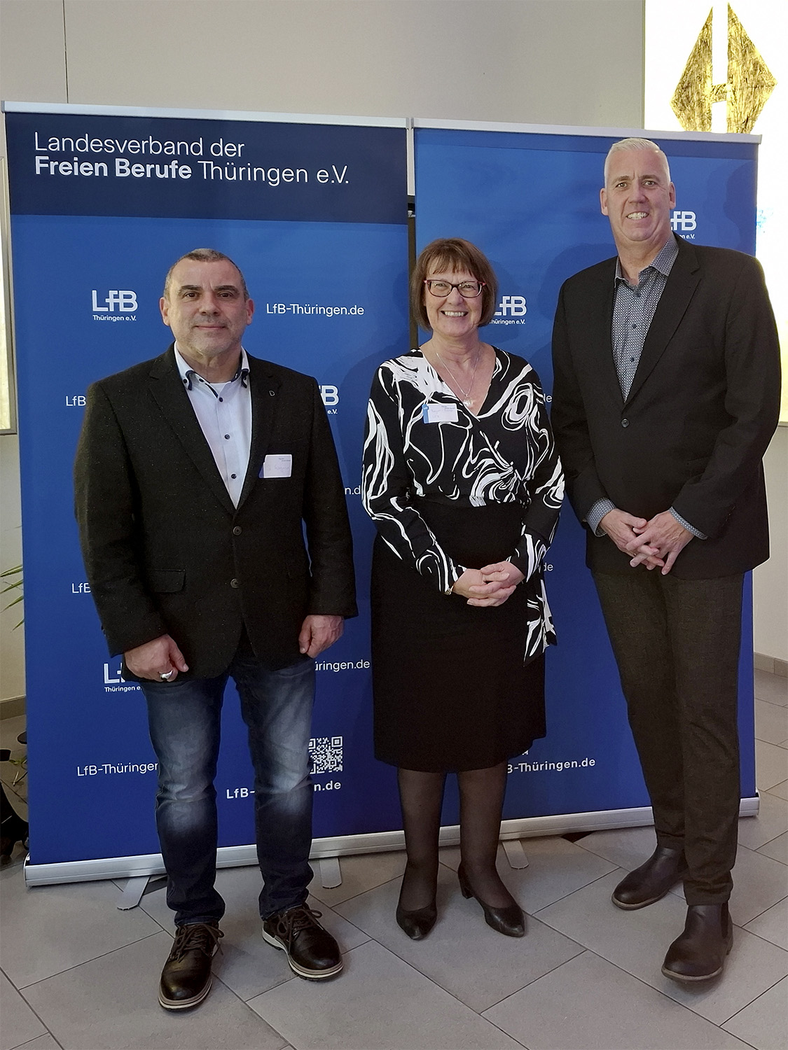 Dr. S. Wogalla Parl. GF. BSW-Frakt. · S.Reyer-Rohde LFB-Präs. · M. Herzog BSW-Frakt.